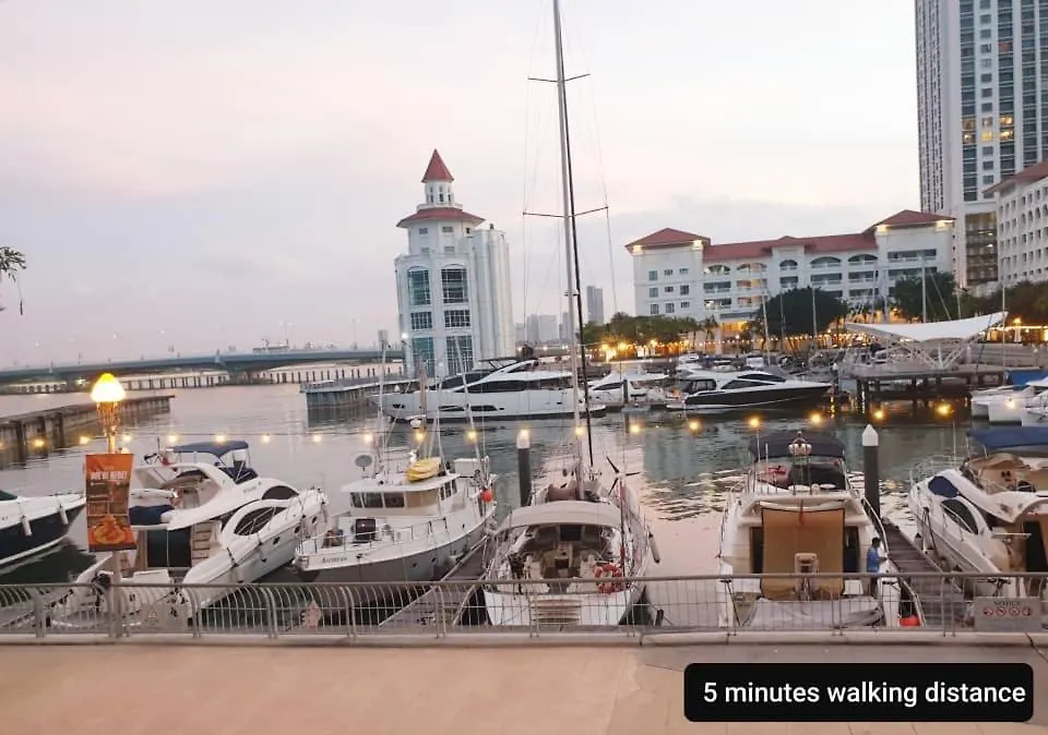 Spectacular Seaview 2 Bedroom Condo Georgetown 超级海景双房公寓 Bagan Jermal Apartment